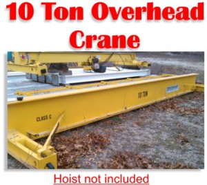 10 Ton Stewart Overhead Bridge Crane 1