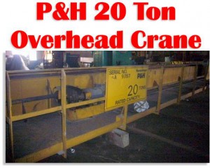 20 Ton P & H Overhead Crane 1