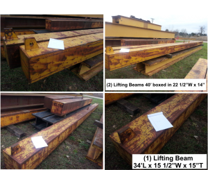 gantry lifting beams and runway for sale